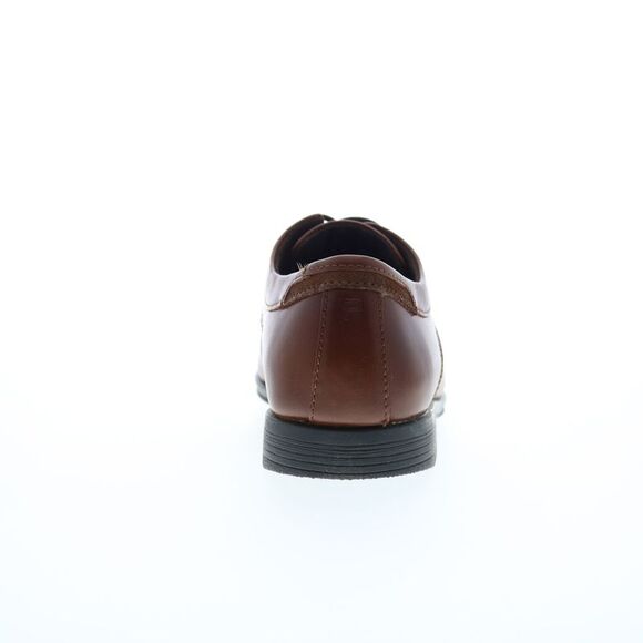 Rockport Mens Somerset Plain Toe Brown Shoes (NWT) - Picture 4 of 4